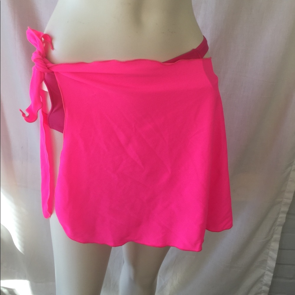 Bikini cover up hot pink